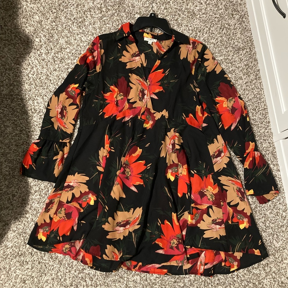 Umgee Oversized Floral Tunic Dress